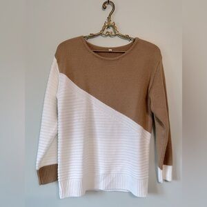 Colorblock sweater